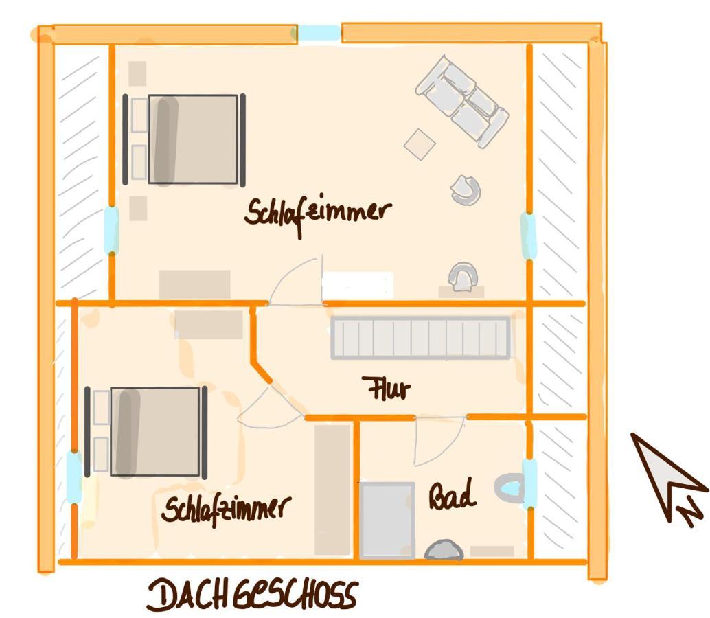 Forsthaus Zartwitzer Huette Apartment Рехлин Екстериор снимка